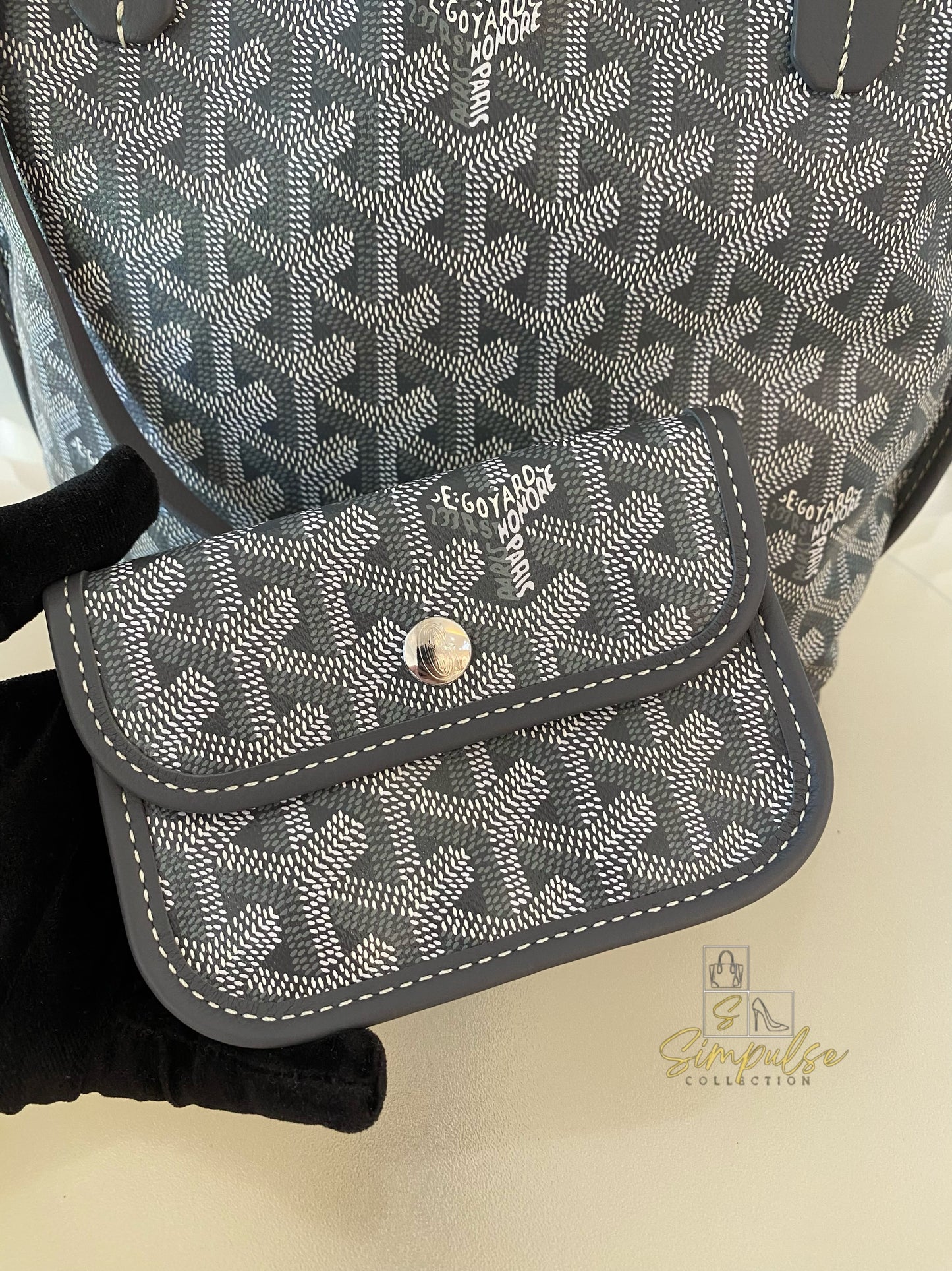 GOYARD MINI ANJOU GRAY