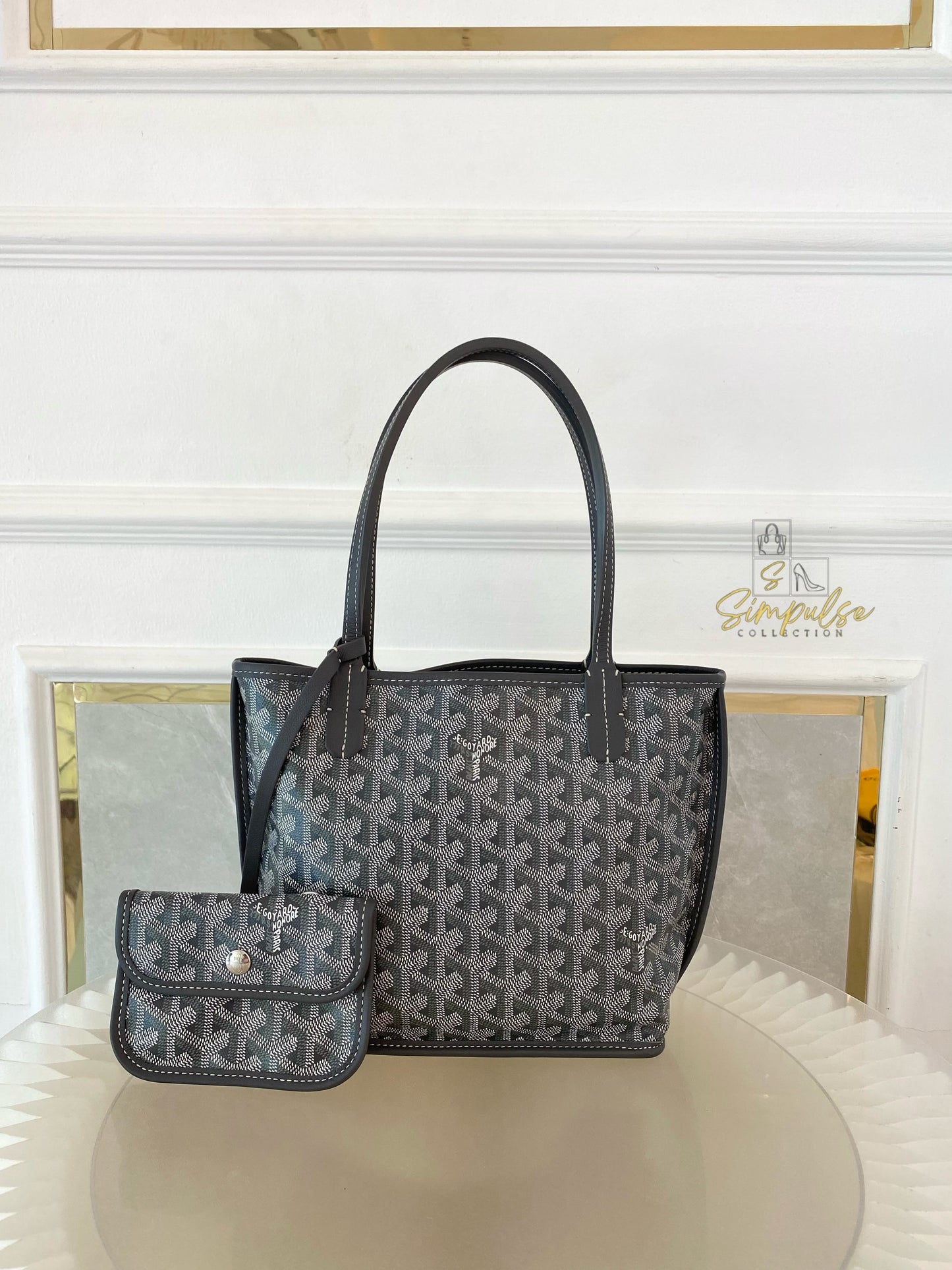GOYARD MINI ANJOU GRAY