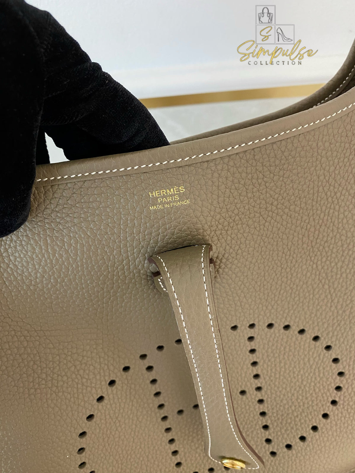 HERMES EVELYNE PM3 CLEMENCE ETOUPE