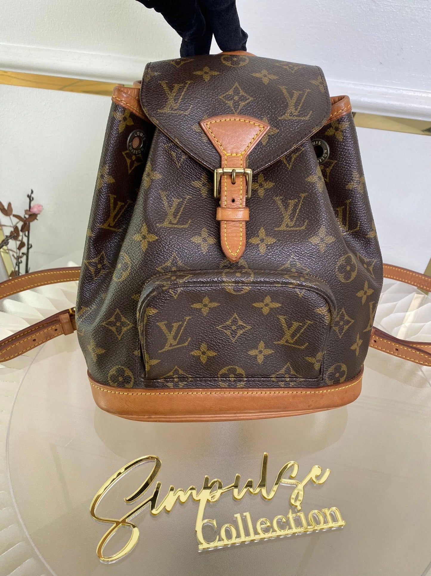 Louis Vuitton Montsouris Mono Backpack Vintage Pm Size