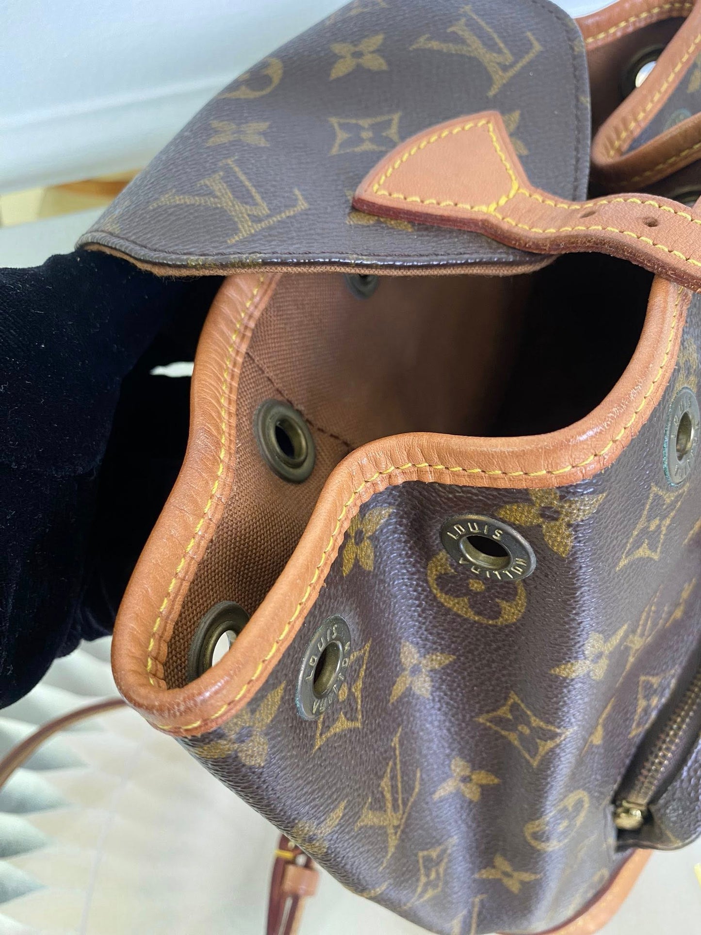 Louis Vuitton Montsouris Mono Backpack Vintage Pm Size