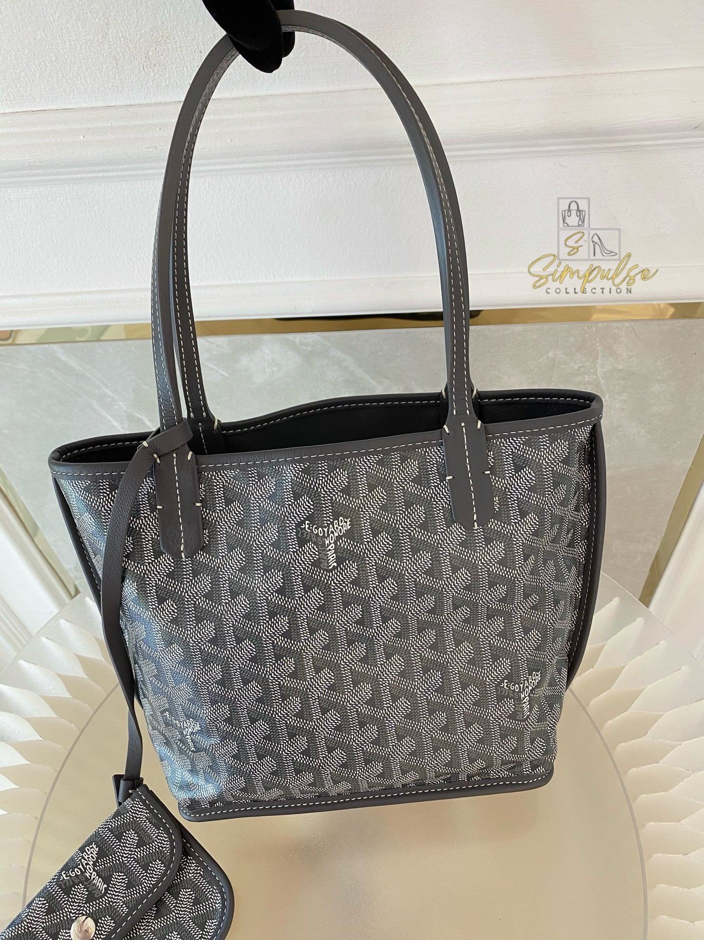 GOYARD MINI ANJOU GRAY