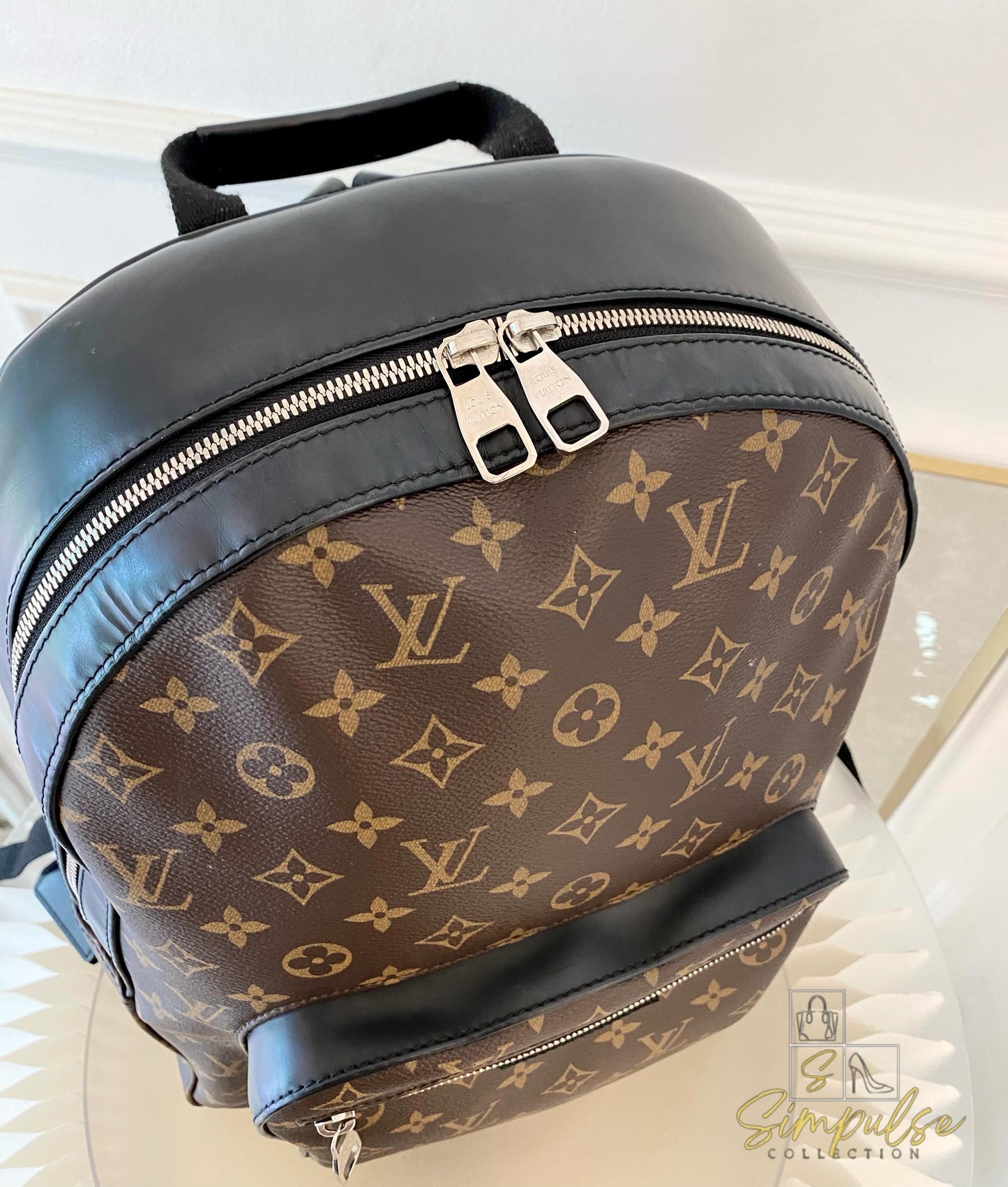 Louis Vuitton Josh Backpack Monogram Macassar