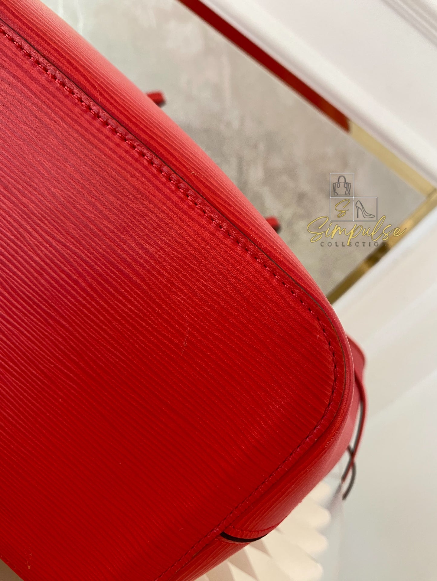 Louis Vuitton Epi Leather Neverfull Tote Bag