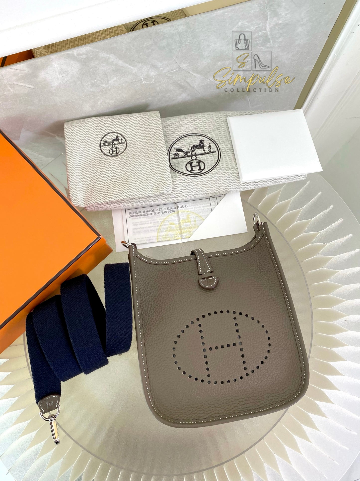 HERMES TPM CLEMENCE ETOUPE