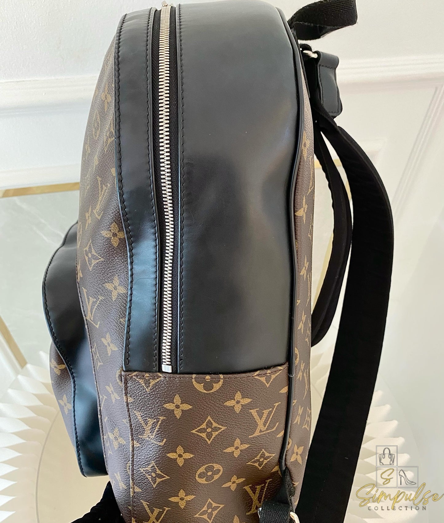 Louis Vuitton Josh Backpack Monogram Macassar