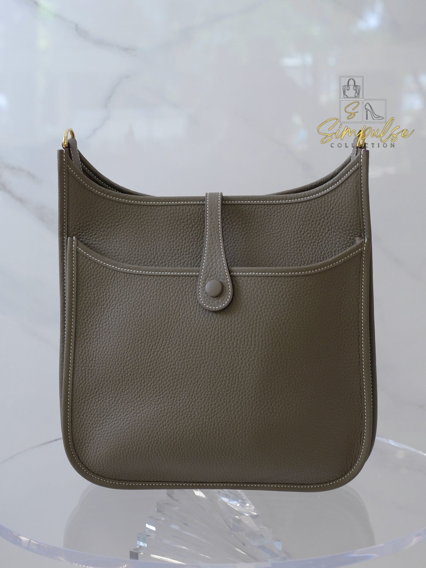 HERMES EVELYNE PM3 CLEMENCE ETOUPE