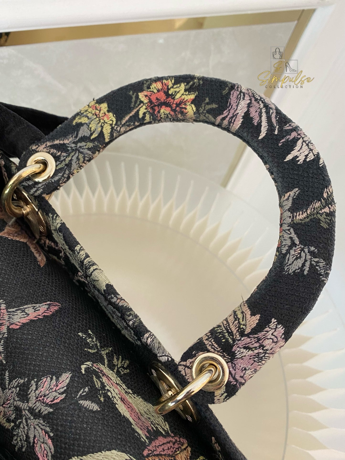 DIOR D-LITE OBLIQUE MEDIUM BLACK