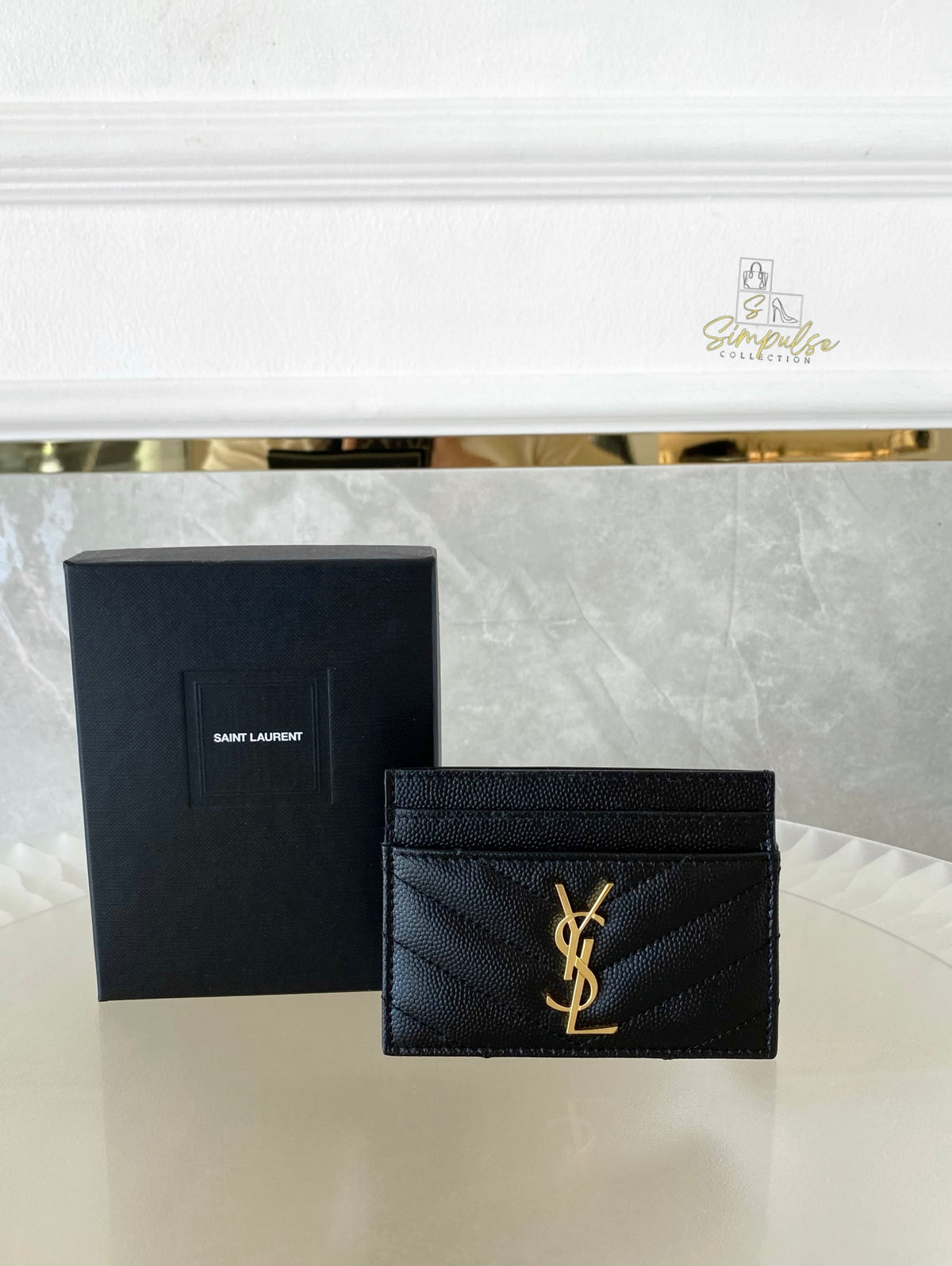 Yves Saint Laurent Cardholder Black