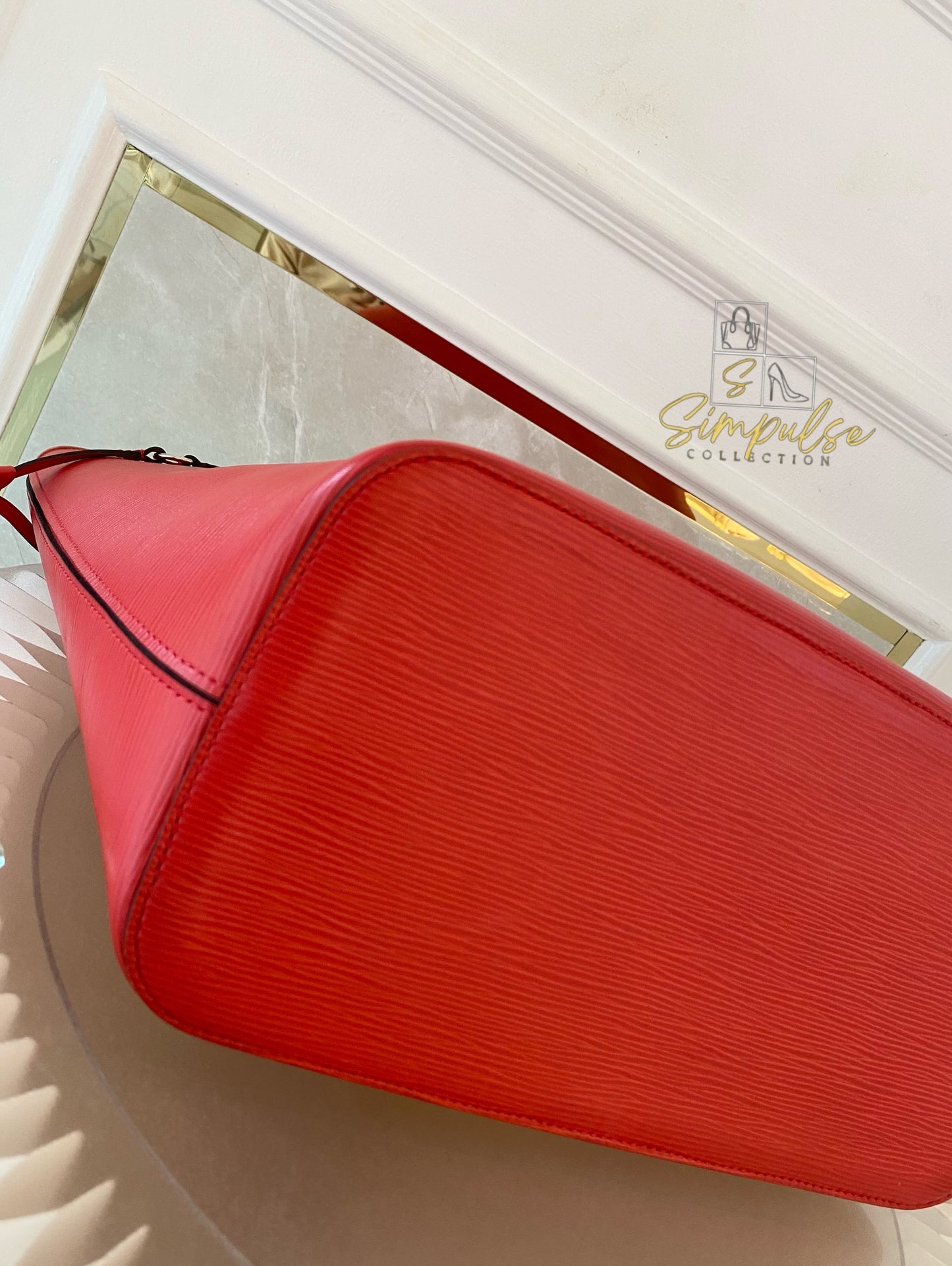 Louis Vuitton Epi Leather Neverfull Tote Bag