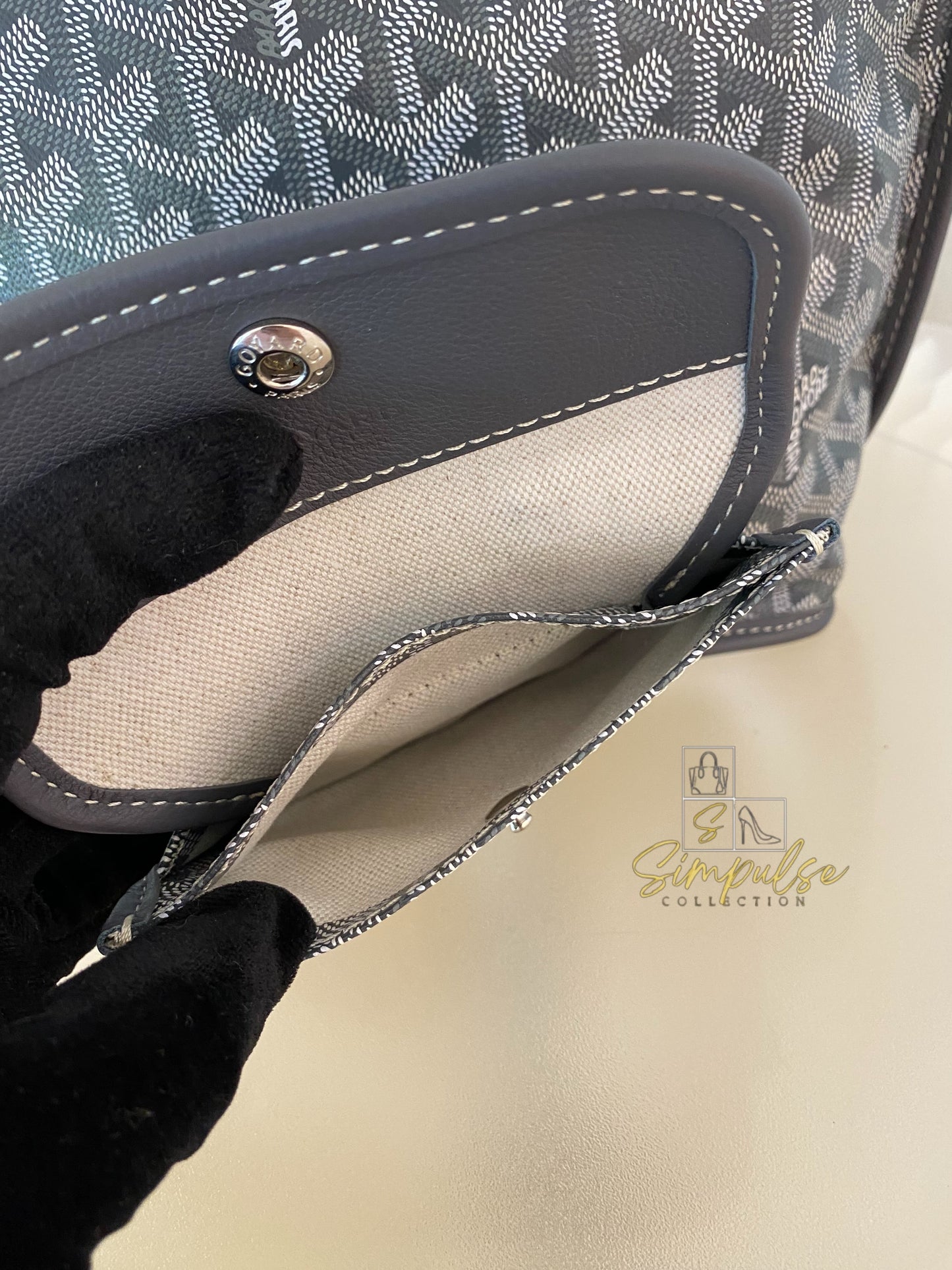 GOYARD MINI ANJOU GRAY