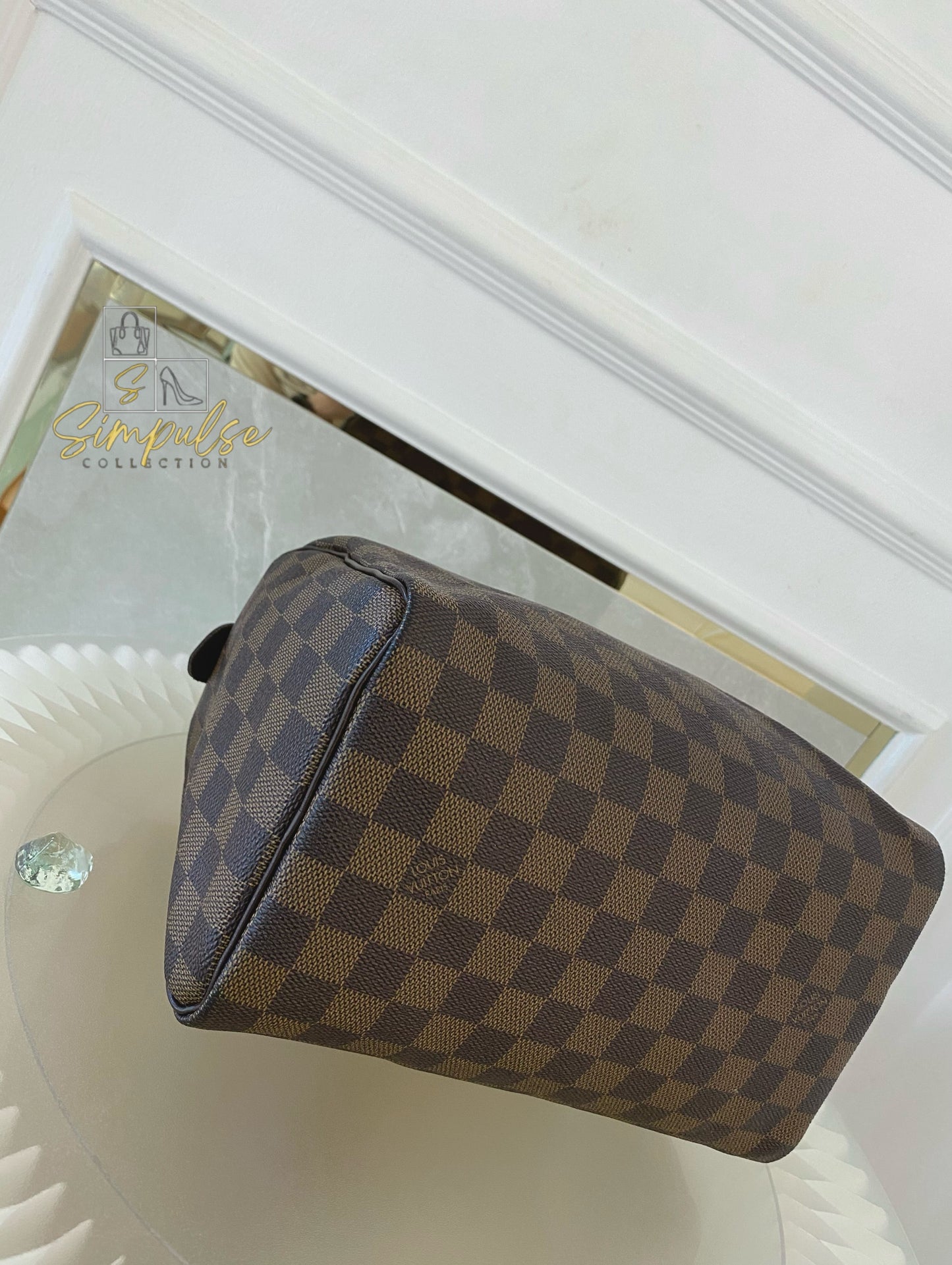 Louis Vuitton Speedy 25 in Damier Ebene