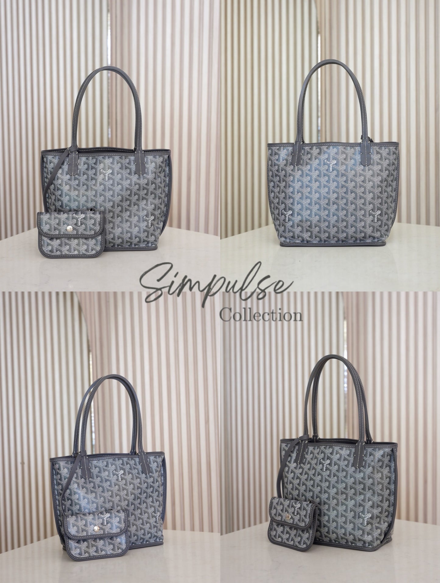 GOYARD MINI ANJOU GRAY