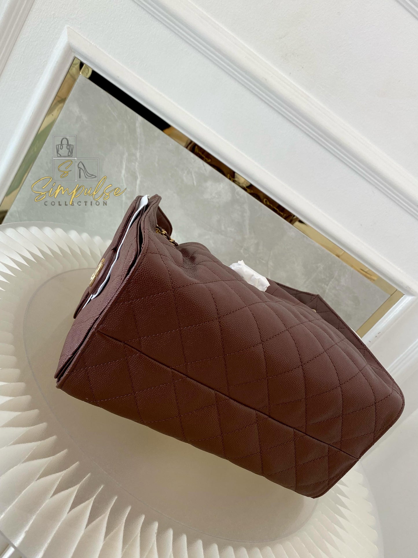 Chanel C25 Burgundy Small