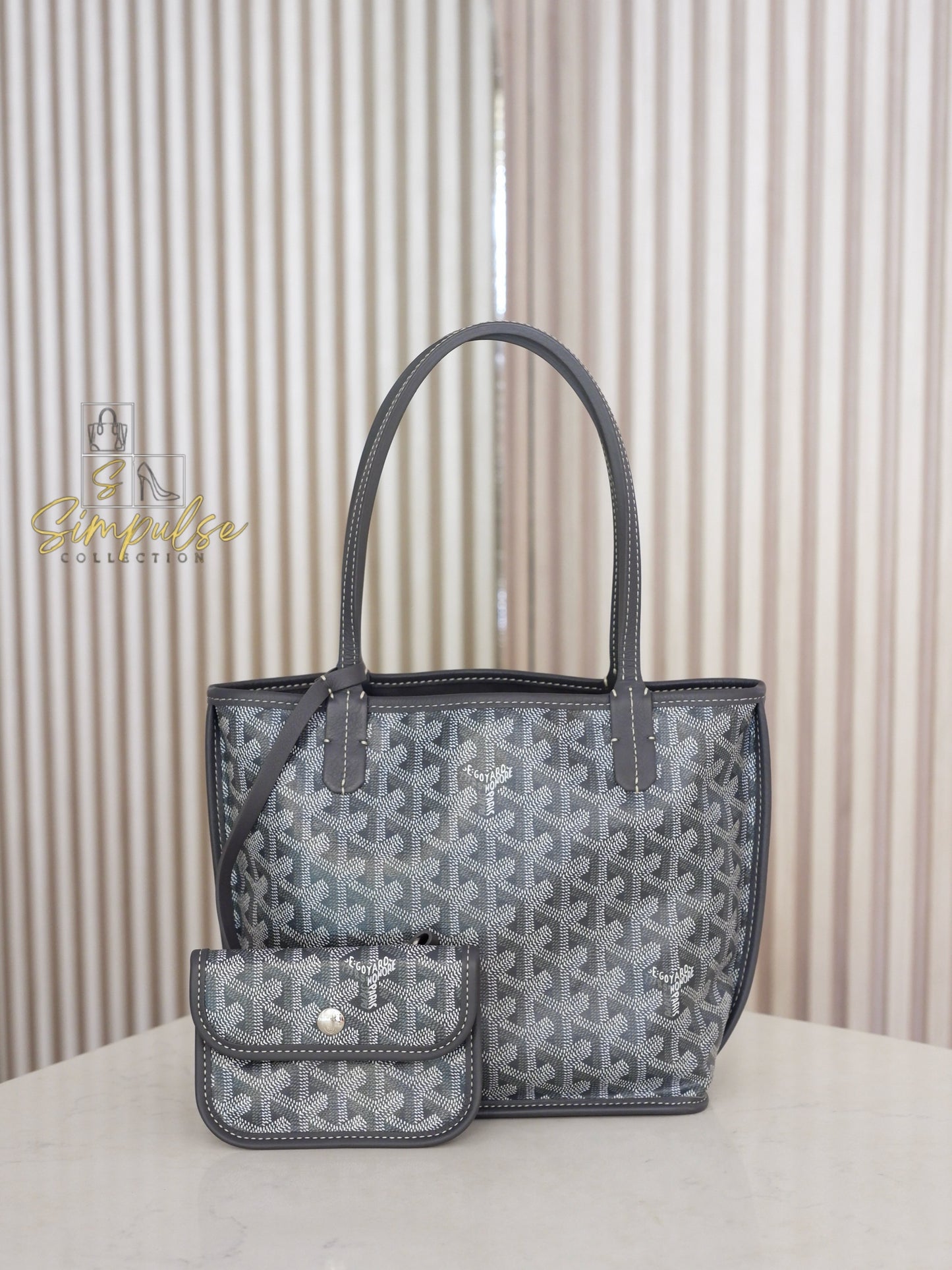 GOYARD MINI ANJOU GRAY