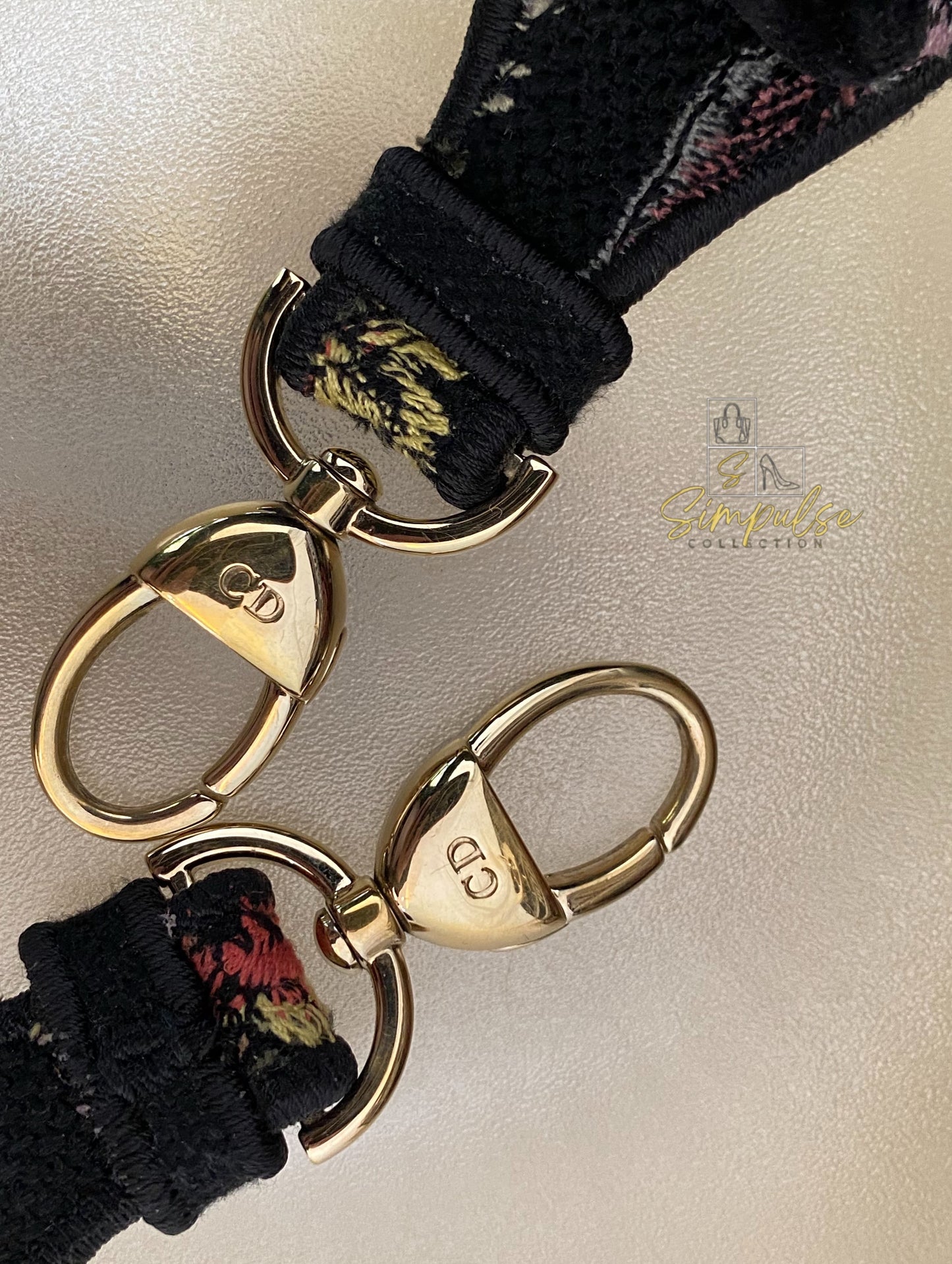 DIOR D-LITE OBLIQUE MEDIUM BLACK