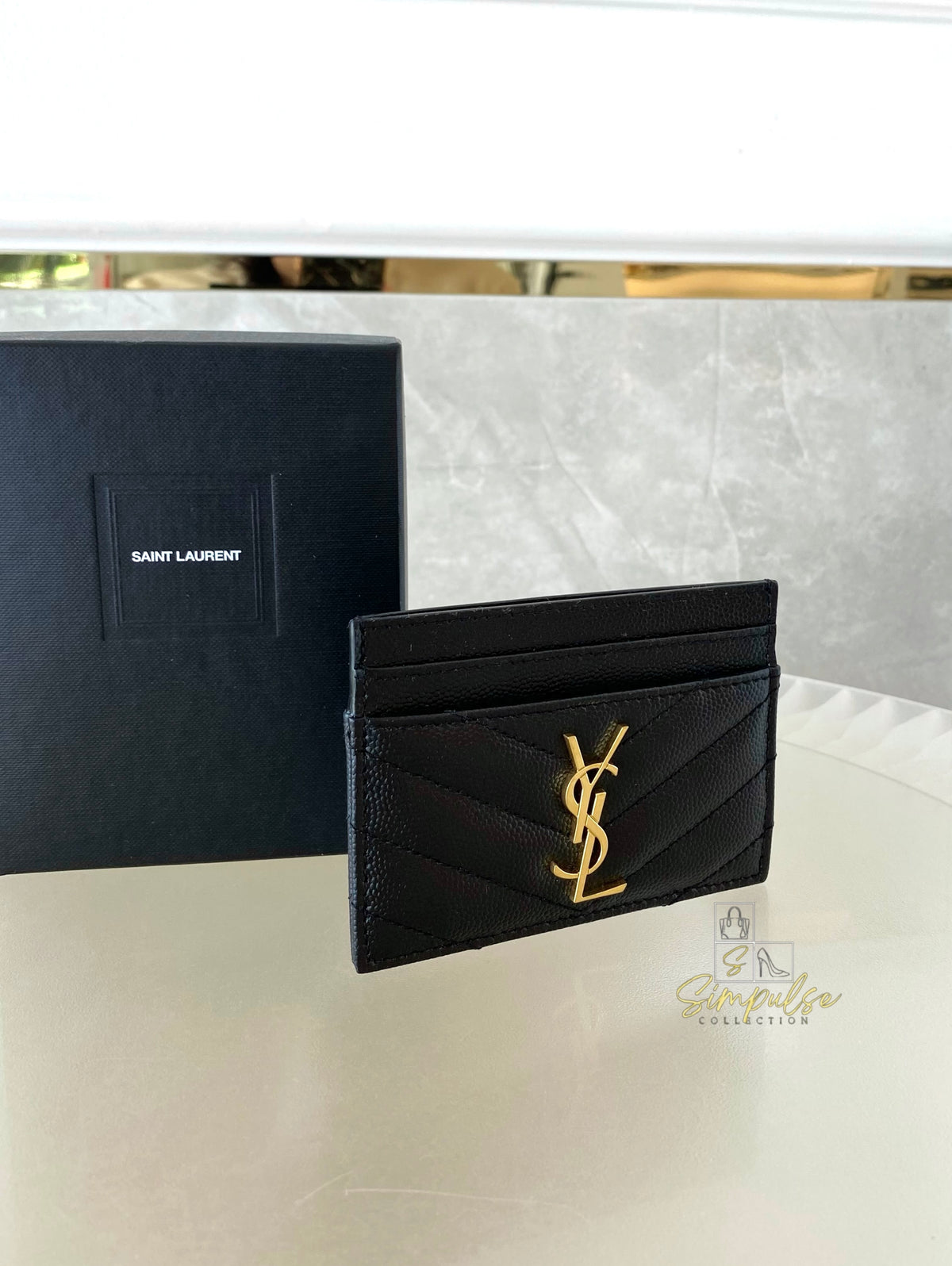 Yves Saint Laurent Cardholder Black