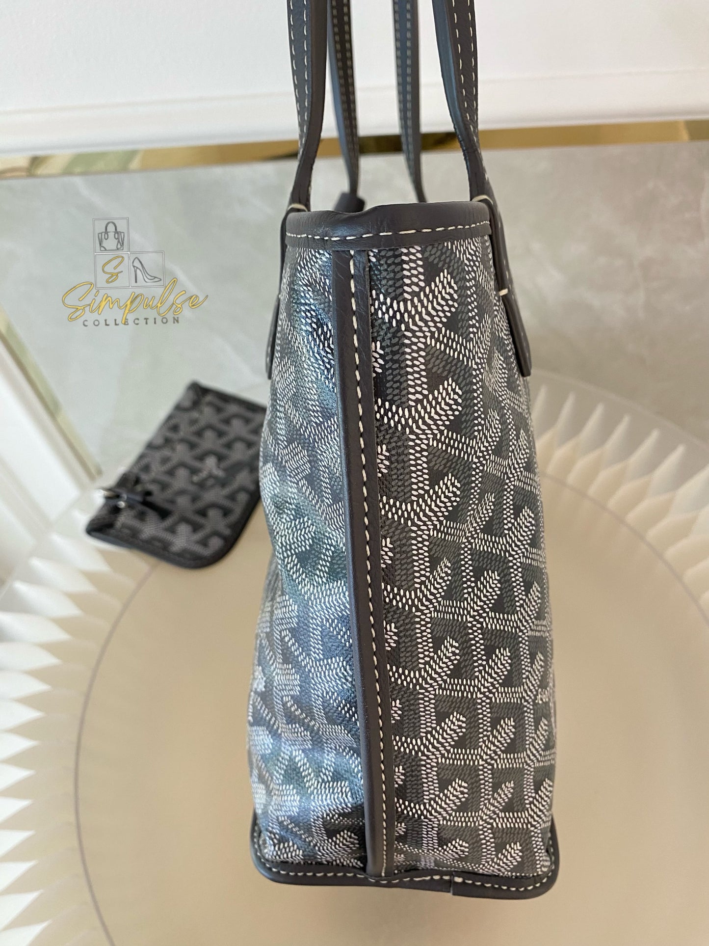 GOYARD MINI ANJOU GRAY