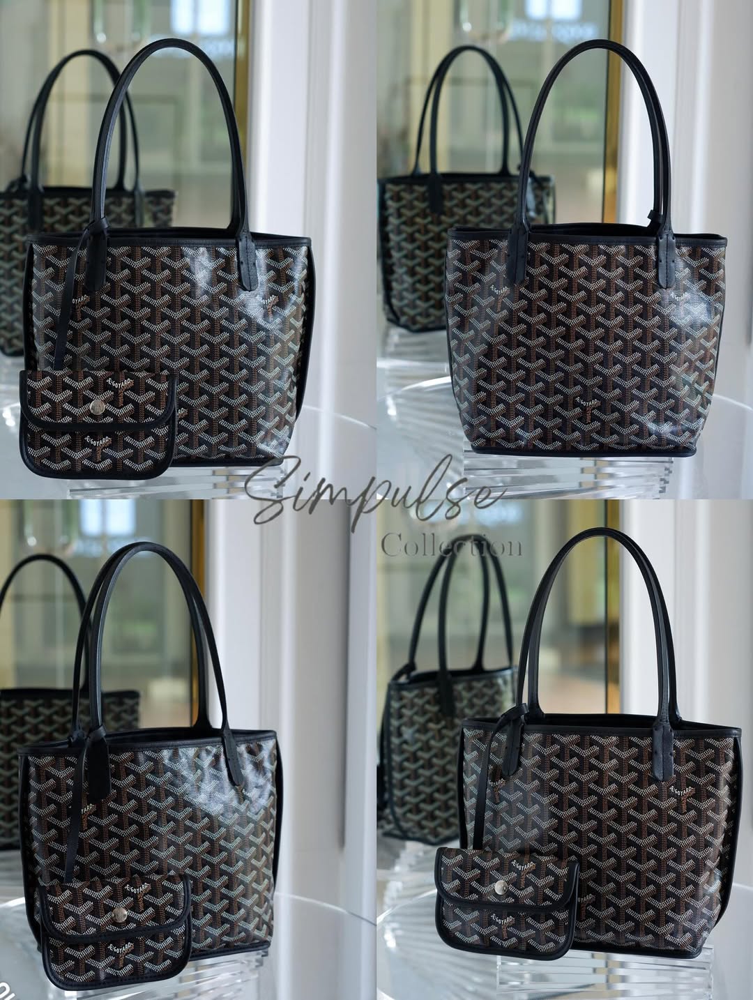Goyard Mini Anjou Black
