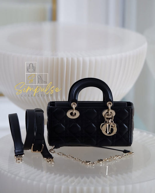 Dior Djoy Small Black LGHW