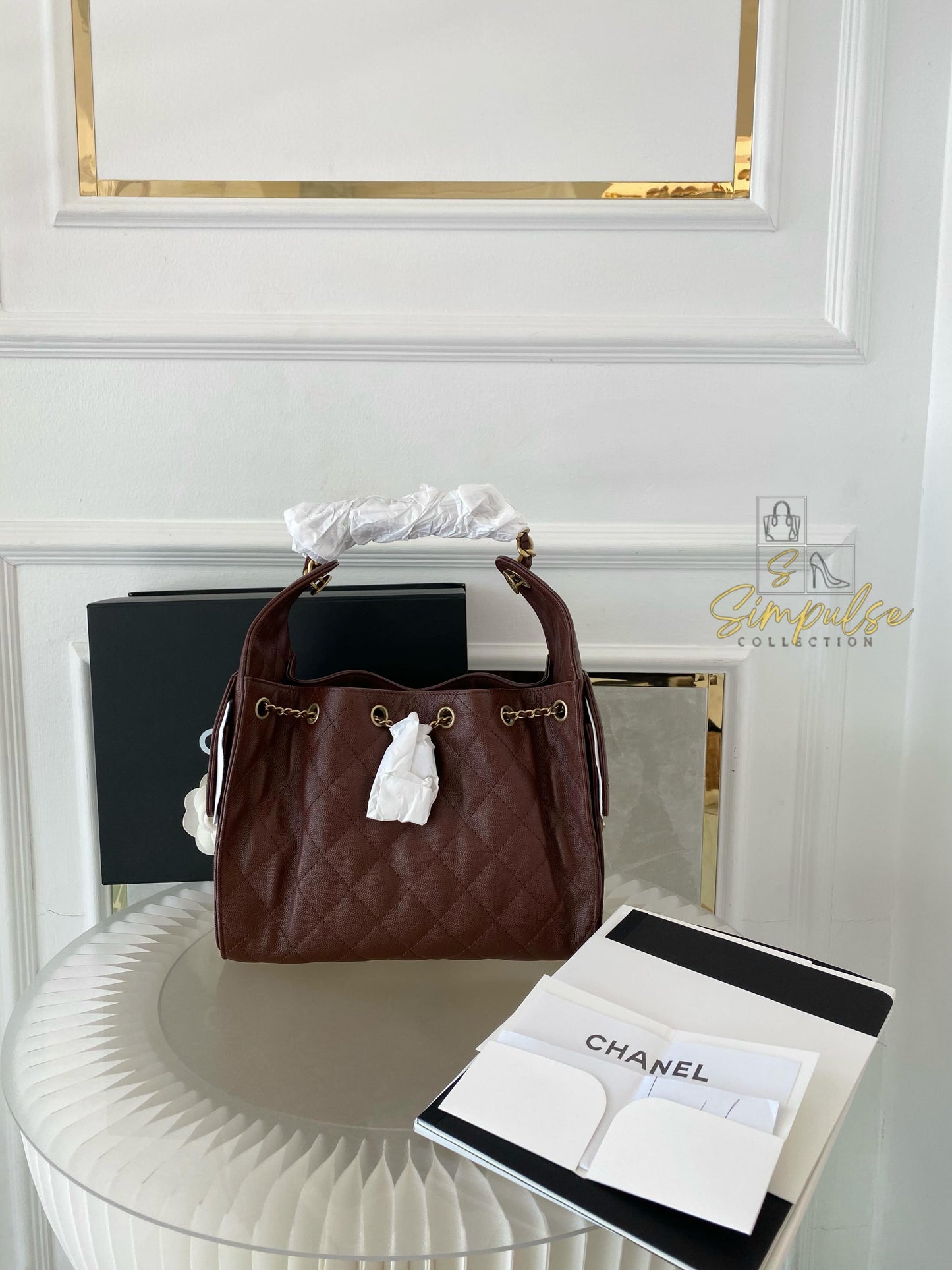 Chanel C25 Burgundy Small