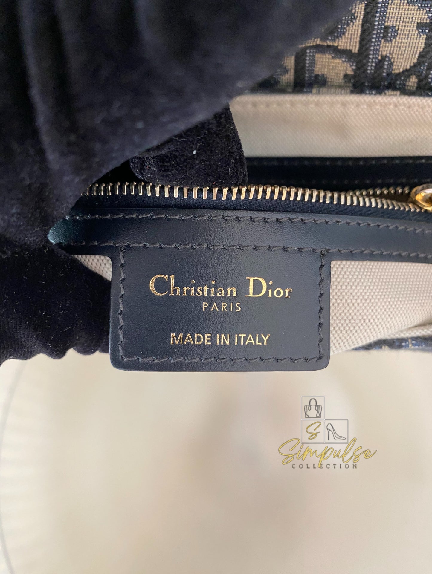 Dior Saddle Medium Blue in GHW