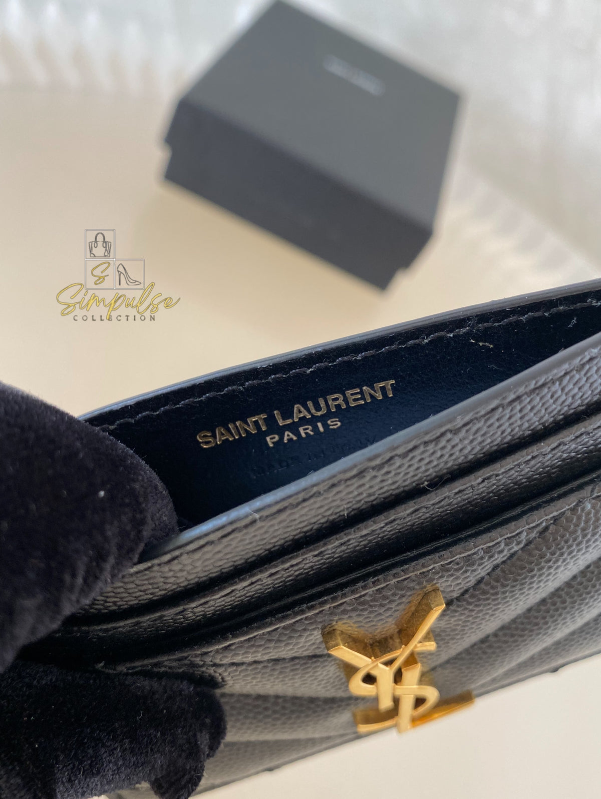 Yves Saint Laurent Cardholder Black