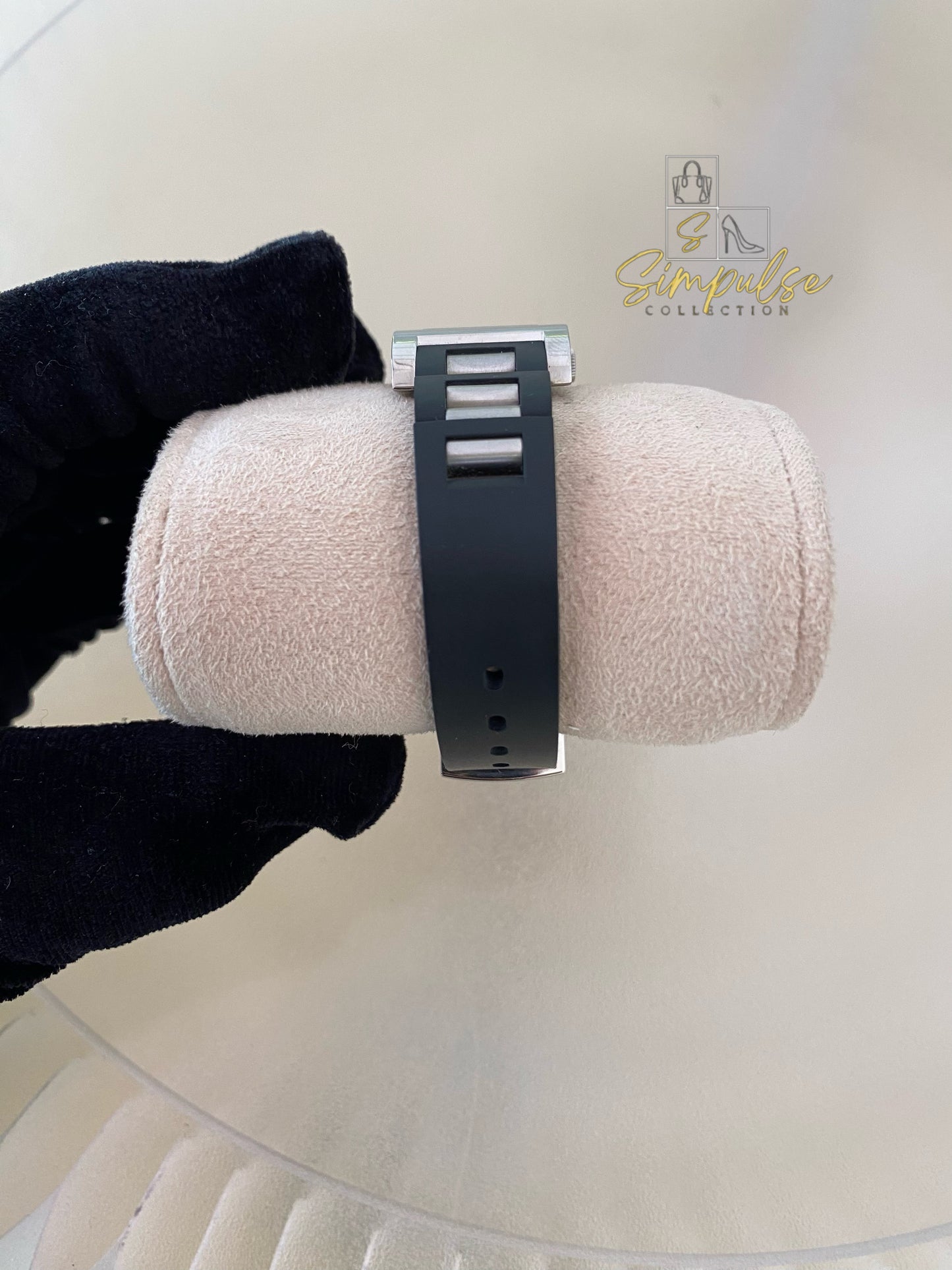 Bvlgari Rettangolo Black Dial