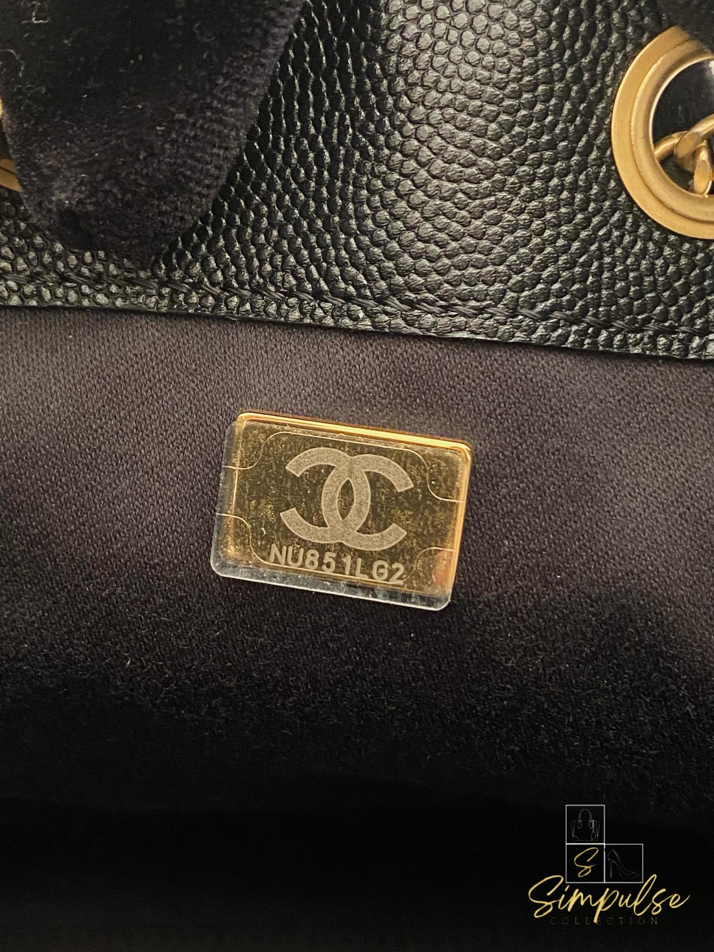 Chanel C25 Small Caviar Black GHW