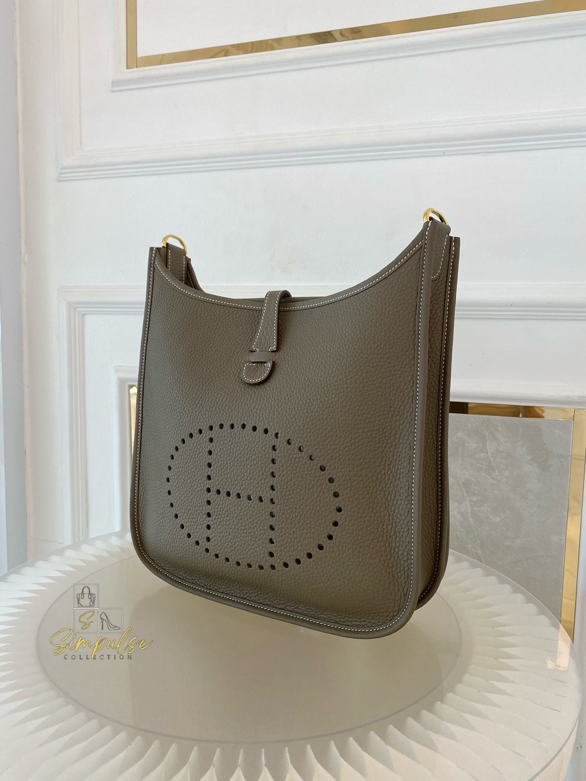 HERMES EVELYNE PM3 CLEMENCE ETOUPE