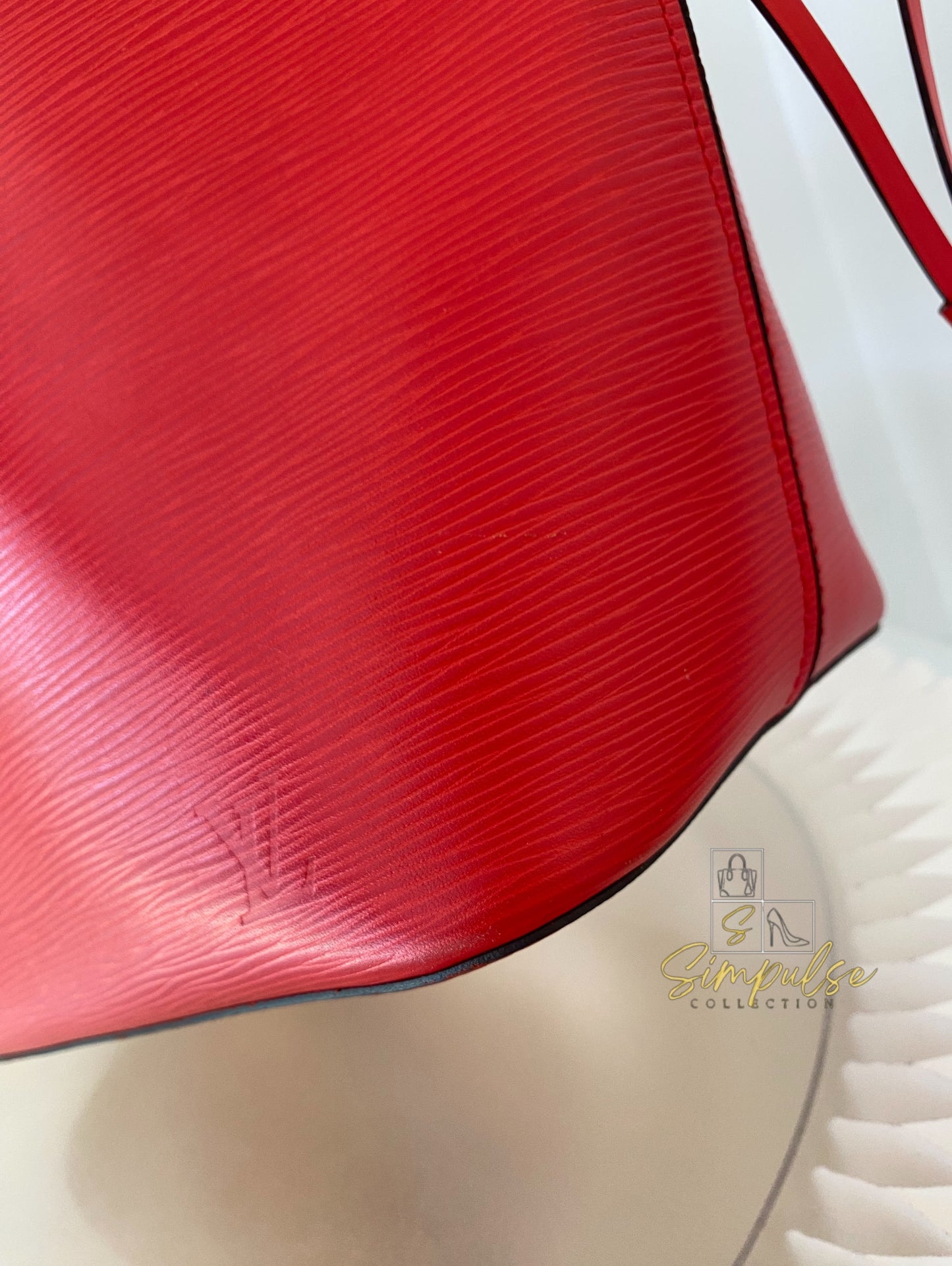 Louis Vuitton Epi Leather Neverfull Tote Bag