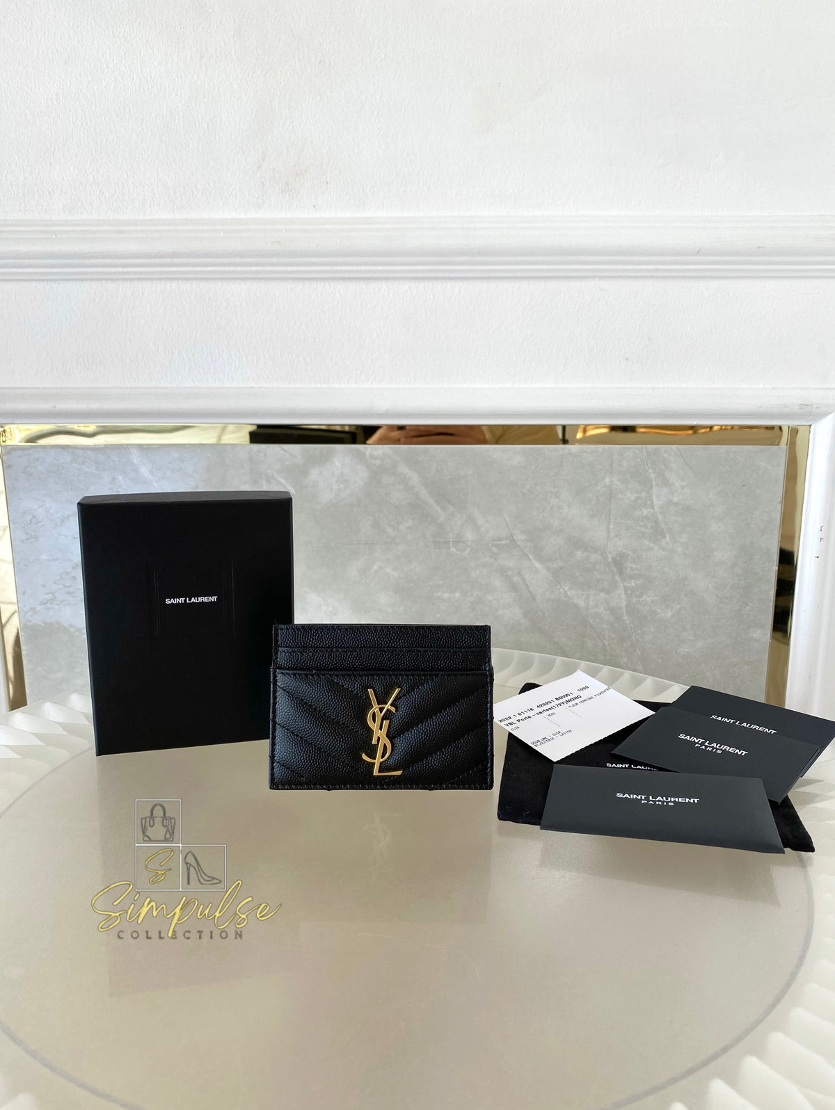 Yves Saint Laurent Cardholder Black