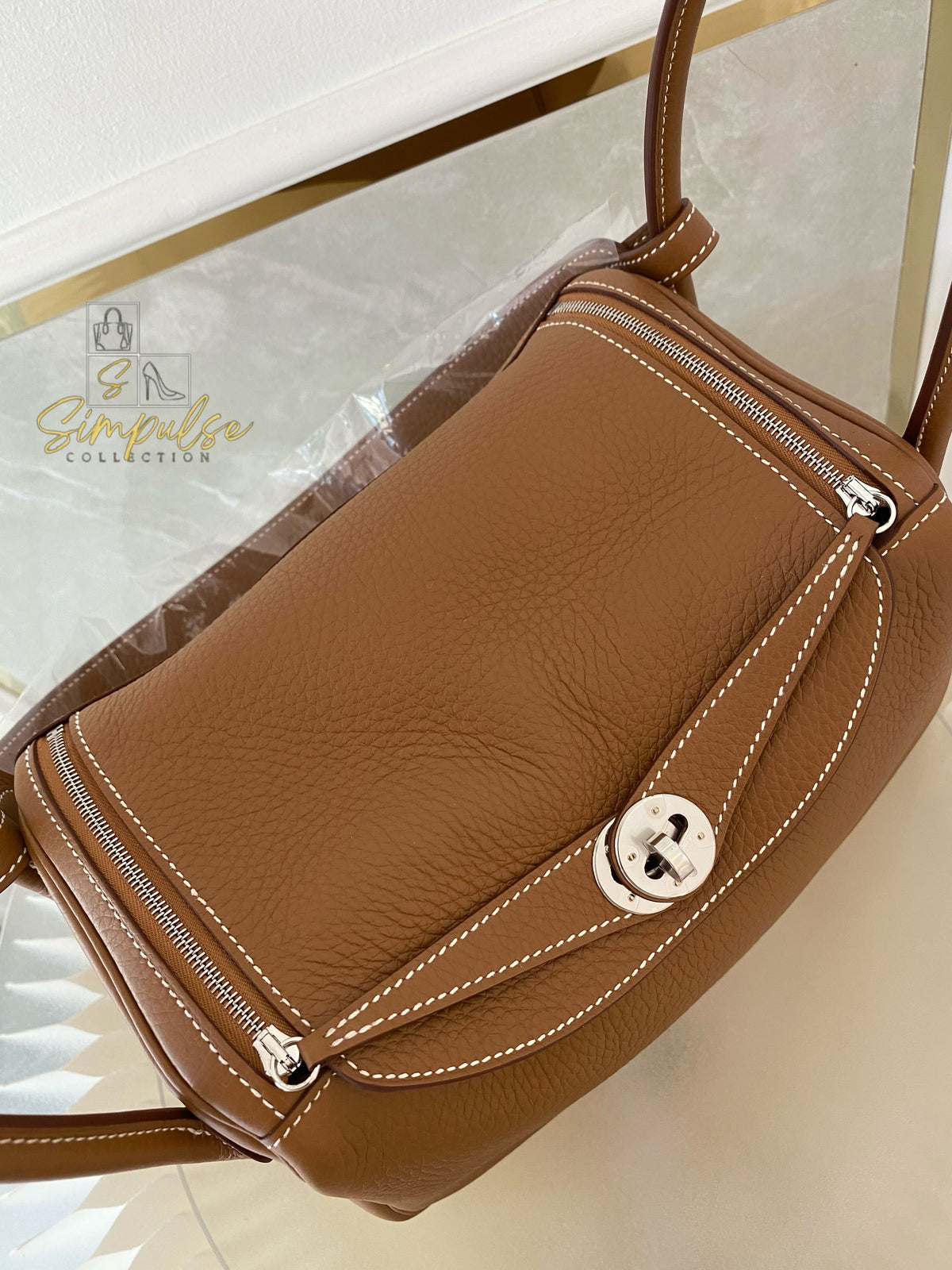 HERMES LINDY 26 CLEMENCE GOLD