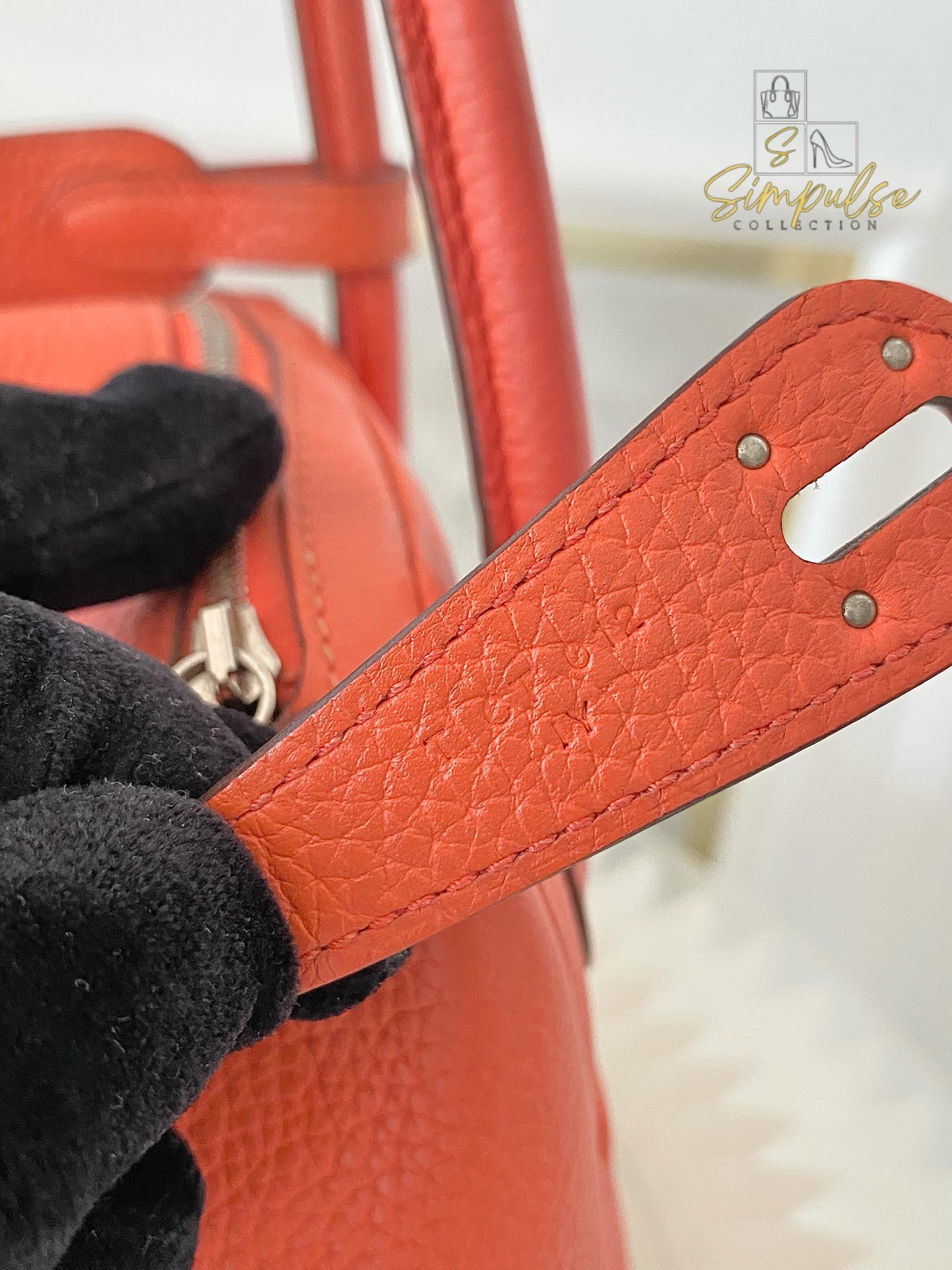 Hermes Lindy 26 in Rose Jaipur PHW