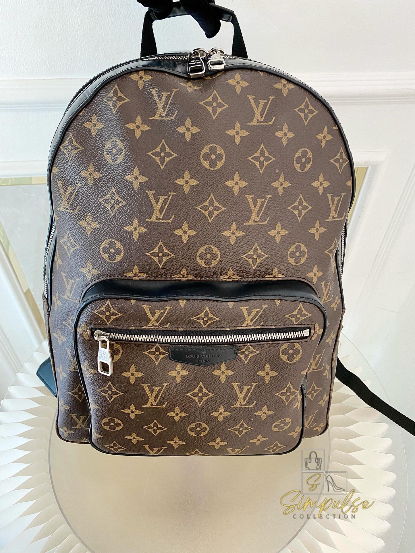 Louis Vuitton Josh Backpack Monogram Macassar