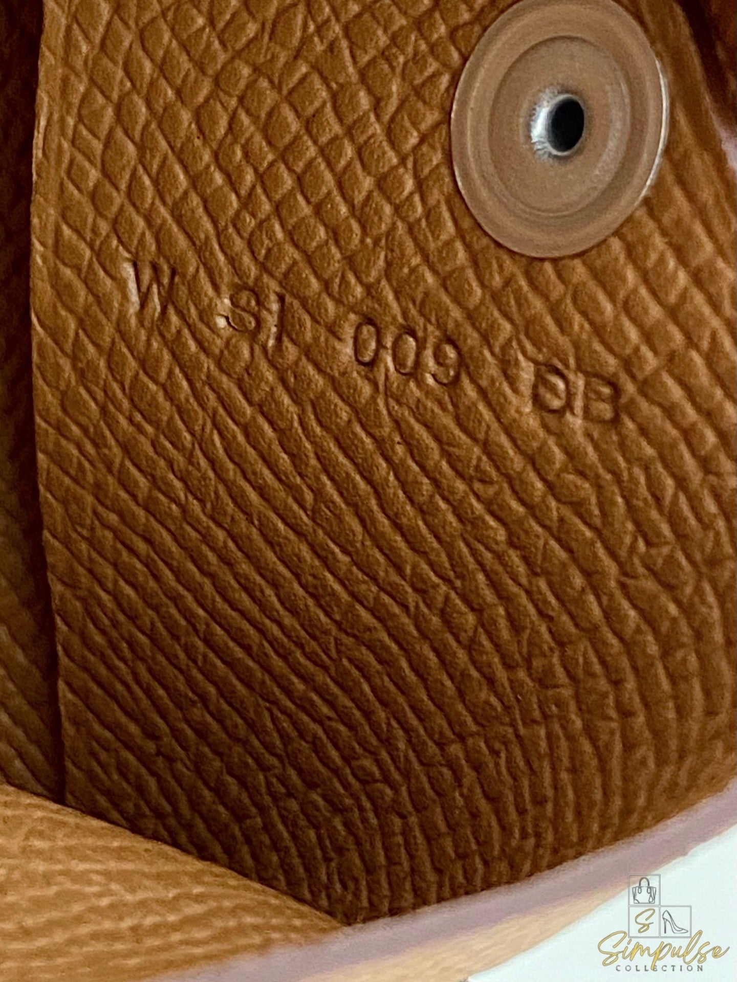 Hermes Calvi Gold Tan