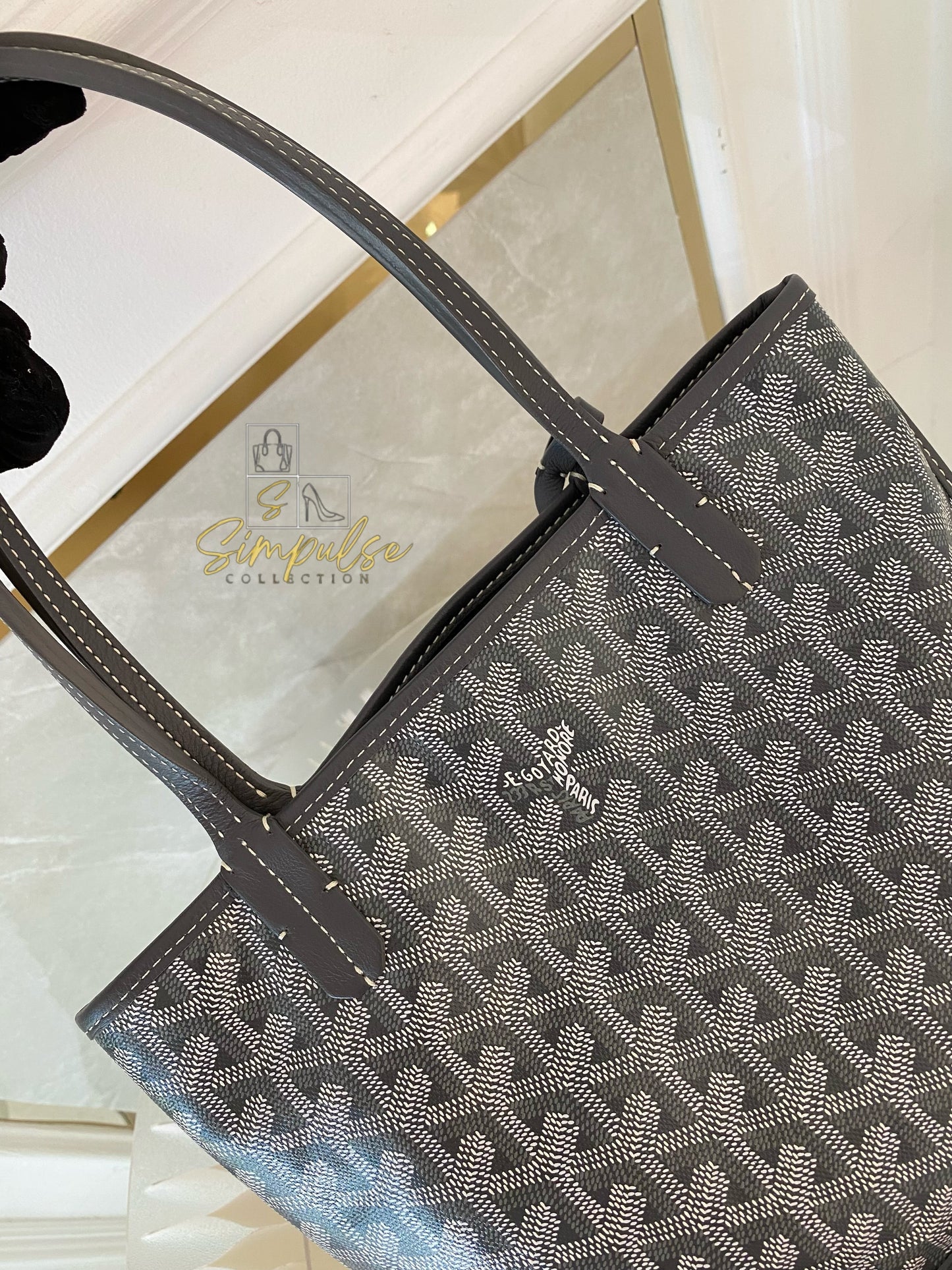 GOYARD MINI ANJOU GRAY