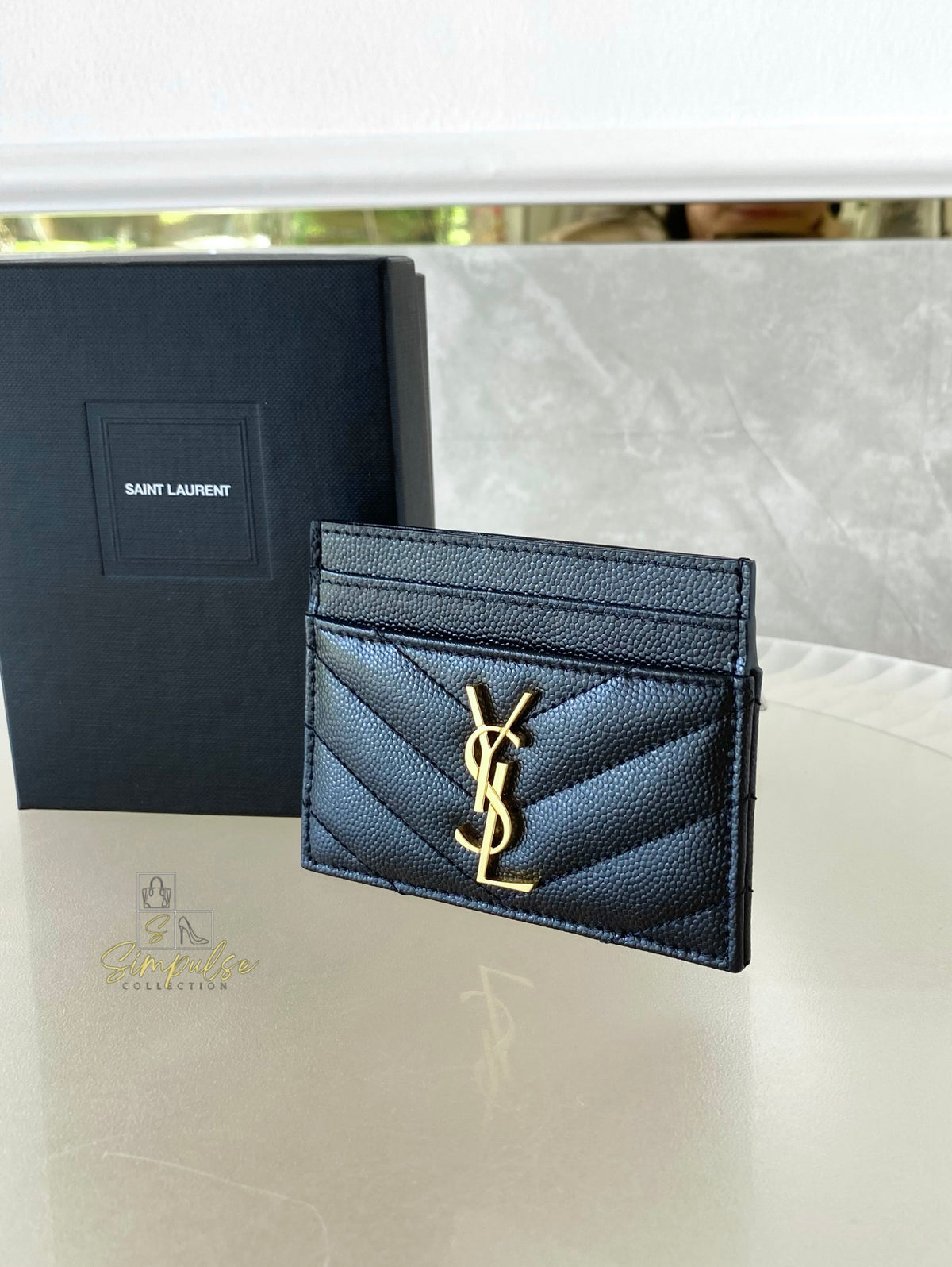 Yves Saint Laurent Cardholder Black