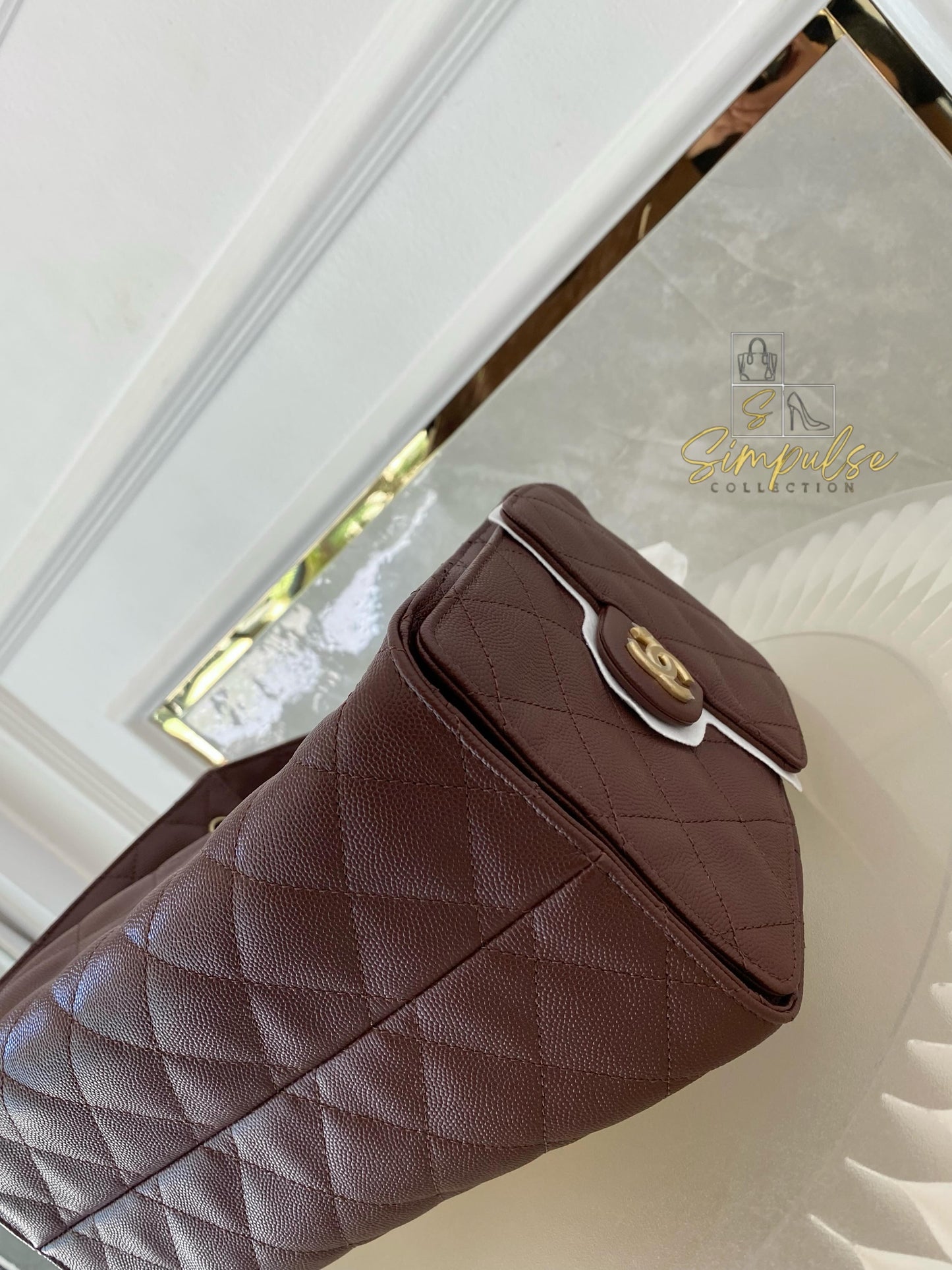 Chanel C25 Burgundy Small