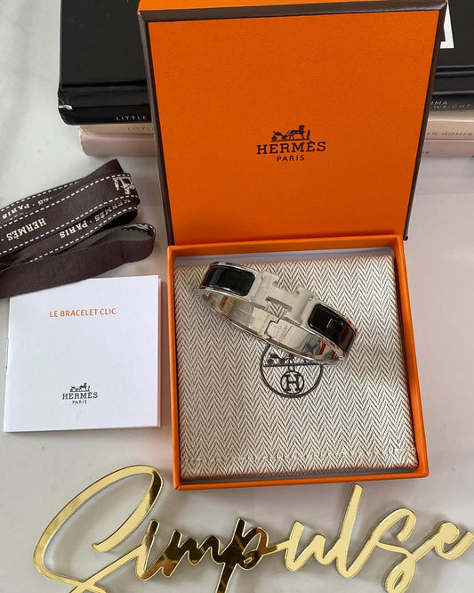 Hermes Clic clac Black 85 PM