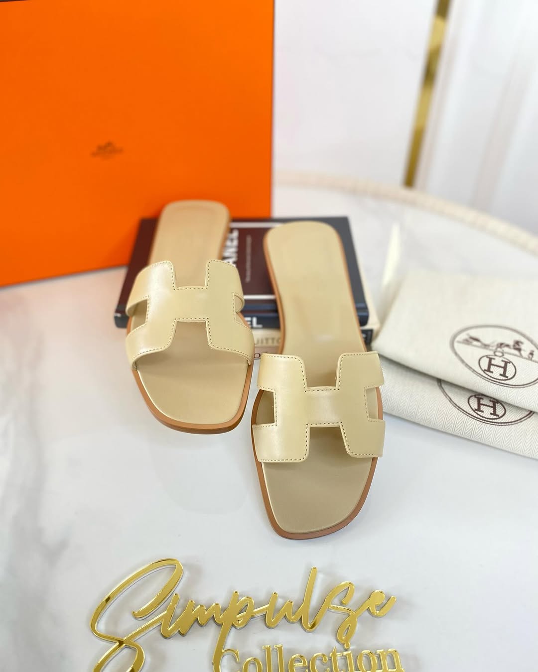 Hermes Oran Beige