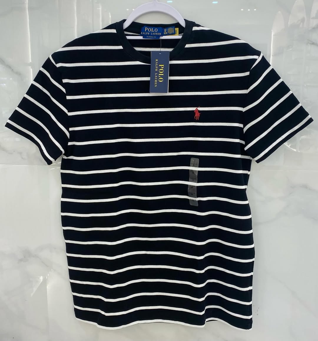 RL Black Stripes Tshirt