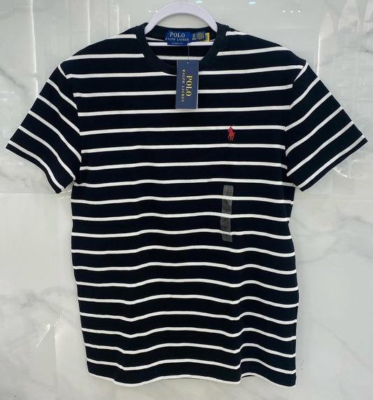 RL Black Stripes Tshirt