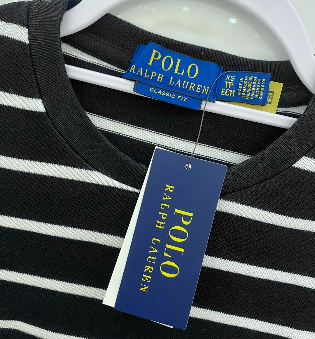 RL Black Stripes Tshirt