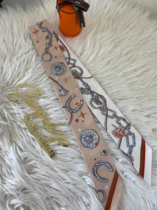 Hermes Twilly White/Beige