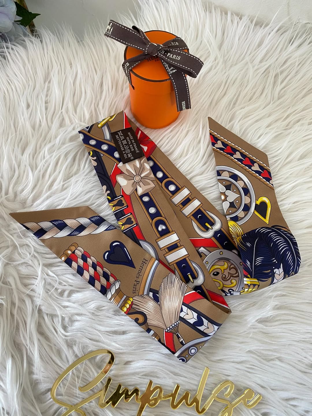 Hermes Twilly Brown