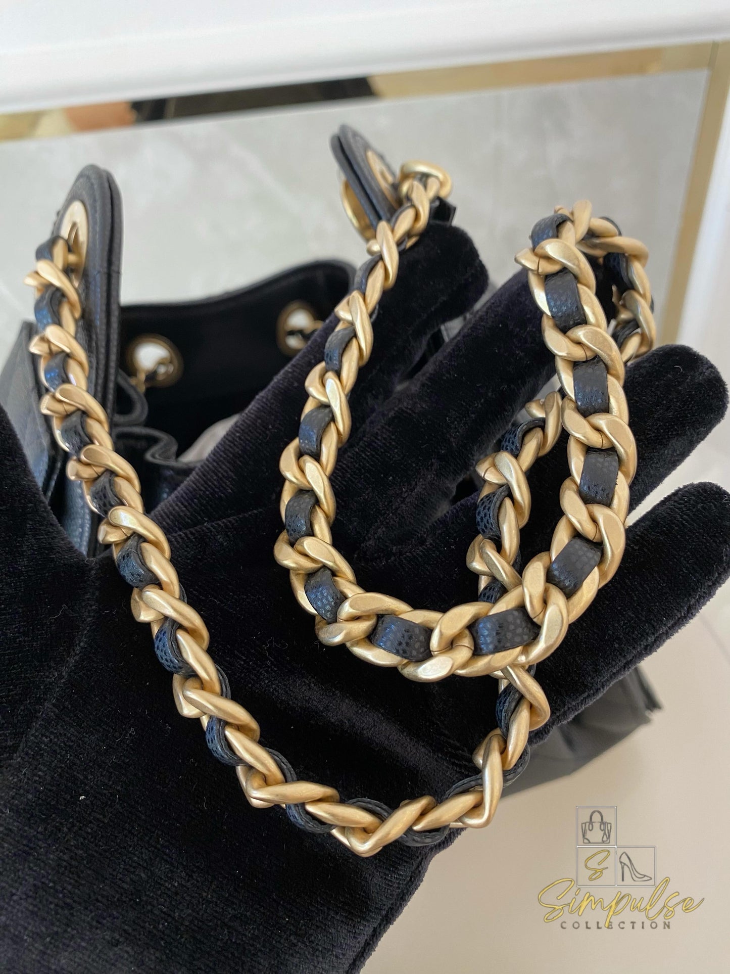 Chanel C25 Mini Black Caviar GHW