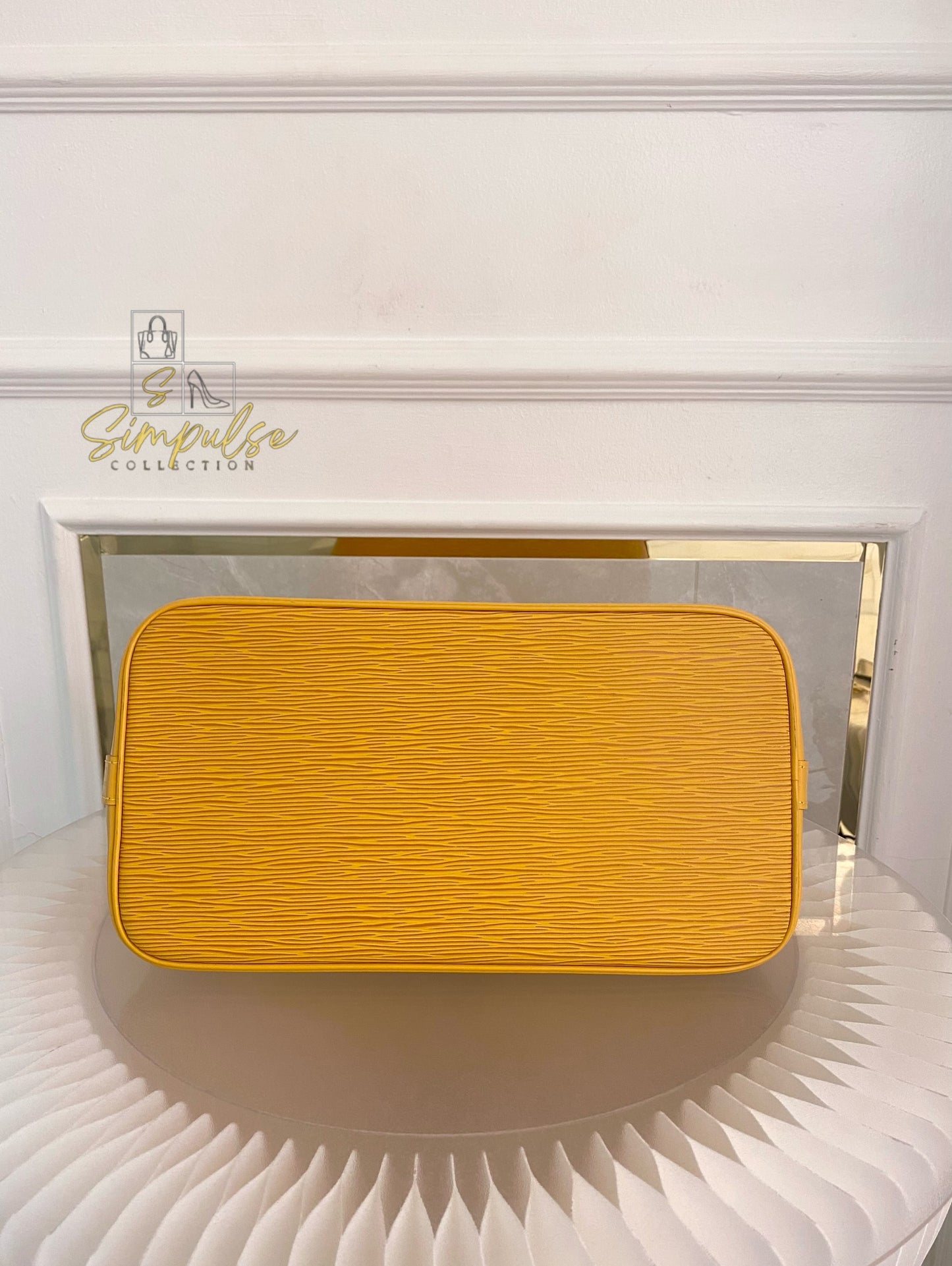 Louis Vuitton Epi Alma Bag Yellow