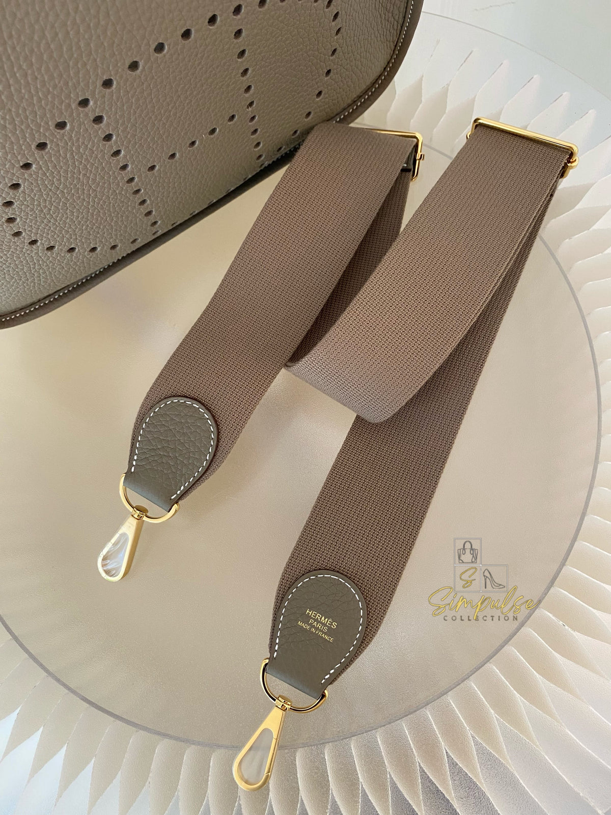 HERMES EVELYNE PM3 CLEMENCE ETOUPE