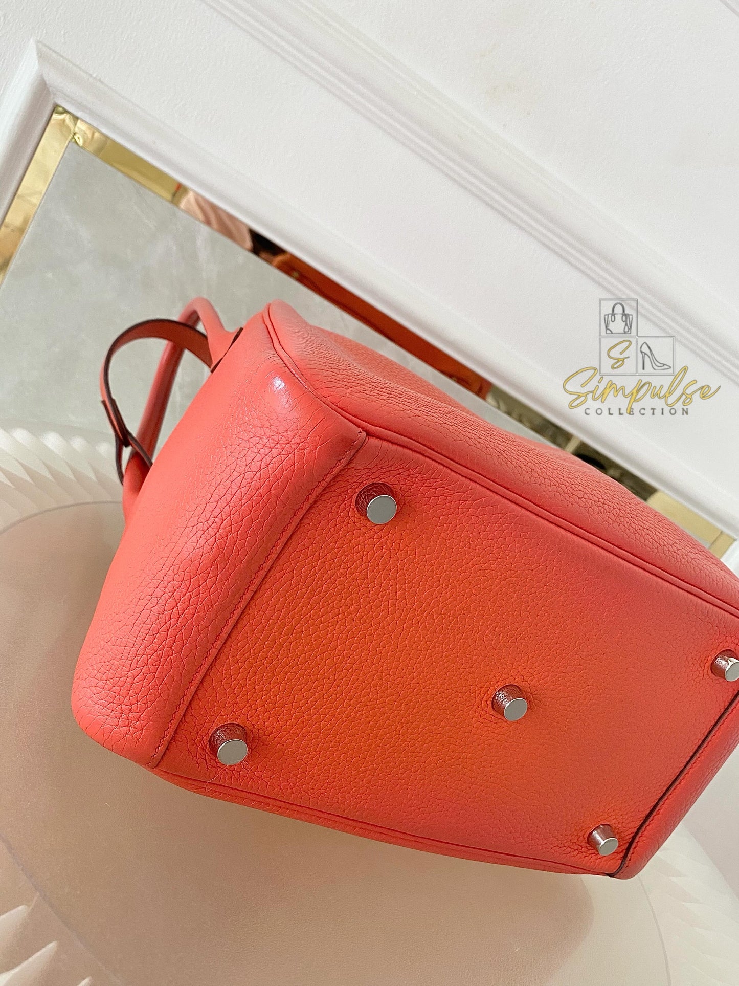 Hermes Lindy 26 in Rose Jaipur PHW